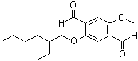 结构式 CAS# 203251-22-3, 2,5-二醛基-1-甲氧基-4-(2-乙基己氧基)苯