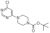 structure of CAS# 203519-88-4, tert-Butyl 4-(6-chloropyrimidin-4-yl)piperazine-1-carboxylate;4-(6-Chloropyrimidin-4-yl)piperazine-1-carboxylic acid tert-butyl ester