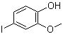 structure of CAS# 203861-62-5, 4-Iodo-2-methoxyphenol