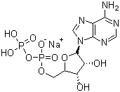 结构式 CAS# 20398-34-9, 5'-二磷酸腺苷钠盐
