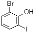 structure of CAS# 2040-86-0, 2-Bromo-6-iodophenol