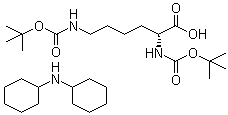 structure of CAS# 204190-67-0, Nalpha,Ngamma-Bis-Boc-D-lysine dicyclohexylammonium salt