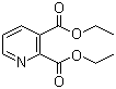 structure of CAS# 2050-22-8, Diethyl pyridine-2,3-dicarboxylate
