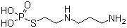 structure of CAS# 20537-88-6, Amifostine;Ethiofos; 2-(3-Aminopropyl)aminoethyl phosphorothioate; Phosphorothioic acid S-(2-((3-aminopropyl)amino)ethyl) ester