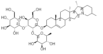 structure of CAS# 20562-02-1, alpha-Solanin