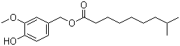 structure of CAS# 205687-03-2, Dihydrocapsiate;8-Methylnonanoic acid (4-hydroxy-3-methoxyphenyl)methyl ester