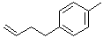 structure of CAS# 20574-99-6, 1-(3-Buten-1-yl)-4-methylbenzene;p-(3-Butenyl)toluene