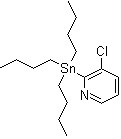 结构式 CAS# 206357-78-0, 3-氯-2-(三丁基锡烷基)吡啶