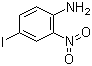 结构式 CAS# 20691-72-9, 4-碘-2-硝基苯胺