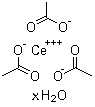 structure of CAS# 206996-60-3, Cerium (III) acetate hydrate