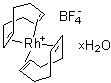 结构式 CAS# 207124-65-0, 二(1,5-环辛二烯)铑(I)四氟硼酸盐水合物