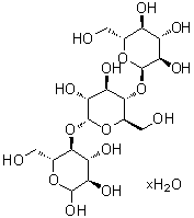 结构式 CAS# 207511-08-8, D-麦芽三糖水合物