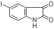 结构式 CAS# 20780-76-1, 5-碘-1H-吲哚-2,3-二酮