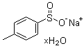 结构式 CAS# 207801-20-5, 对甲苯亚磺酸钠盐水合物