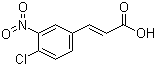 4-Chloro-3-nitrocinnamic acid molecular structure (CAS 20797-48-2)