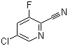 结构式 CAS# 207994-11-4, 5-氯-3-氟-2-吡啶甲腈