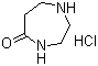 结构式 CAS# 208245-76-5, 1,4-二氮杂-5-环庚酮盐酸盐