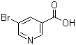 structure of CAS# 20826-04-4, 5-Bromonicotinic acid;5-Bromo-3-pyridinecarboxylic acid