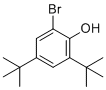 结构式 CAS# 20834-61-1, 2-溴-4,6-二-叔-丁基苯酚