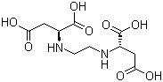 structure of CAS# 20846-91-7, N,N'-Ethylenediaminedisuccinic acid;(S,S)-Ethylenediaminedisuccinic acid; (S,S)-Ethylenediamine-N,N'-disuccinic acid; N,N'-1,2-Ethanediylbis-L-aspartic acid