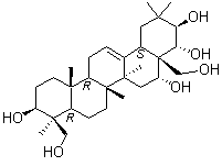 结构式 CAS# 20853-07-0, 原七叶皂苷元