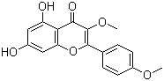 结构式 CAS# 20869-95-8, Ermanin; 堪非醇 3,4'-二-O-甲醚