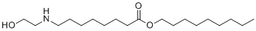 结构式 CAS# 2089253-37-0, 8-[(2-羟基乙基)氨基]-辛酸壬基酯