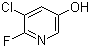 结构式 CAS# 209328-72-3, 3-氯-2-氟-5-羟基吡啶