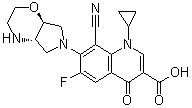 结构式 CAS# 209342-40-5, 非那沙星