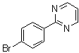 structure of CAS# 210354-17-9, 2-(4-Bromophenyl)pyrimidine