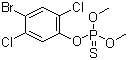 structure of CAS# 2104-96-3, Bromophos;Profenofos; O-4-Bromo-2,5-dichlorophenyl O,O-dimethyl phosphorothioate