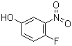 结构式 CAS# 2105-96-6, 4-氟-3-硝基苯酚; 3-硝基-4-氟苯酚