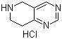 structure of CAS# 210538-68-4, 5,6,7,8-Tetrahydropyrido[4,3-d]pyrimidine hydrochloride;5,6,7,8-Tetrahydropyrido[4,3-d]pyrimidine monohydrochloride
