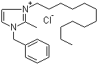 structure of CAS# 21054-72-8, 1-Benzyl-2-methyl-3-laurylimidazolium chloride;1-Dodecyl-2-methyl-3-benzylimidazolium chloride; Curezol SFZ