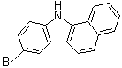 结构式 CAS# 21064-34-6, 8-溴-11H-苯并[a]咔唑