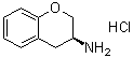 结构式 CAS# 211506-60-4, (3S)-3,4-二氢-2H-1-苯并吡喃-3-胺盐酸盐