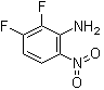 structure of CAS# 211693-73-1, 2,3-Difluoro-6-nitroaniline;2,3-Difluoro-6-nitrophenylamine; 2-Amino-3,4-difluoronitrobenzene; 5,6-Difluoro-2-nitroaniline