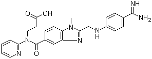 结构式 CAS# 211914-51-1, 达比加群