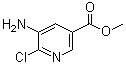 structure of CAS# 211915-96-7, Methyl 5-amino-6-chloronicotinate