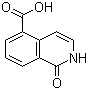 结构式 CAS# 212374-18-0, 1,2-二氢-1-氧代-5-异喹啉甲酸