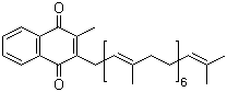 结构式 CAS# 2124-57-4, 维生素 K2(35); 甲萘醌-7
