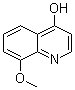 structure of CAS# 21269-34-1, 4-Hydroxy-8-methoxyquinoline;8-Methoxy-4-quinolinol; NSC 52752