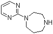 结构式 CAS# 21279-57-2, 1-嘧啶-2-基-[1,4]二氮杂环庚烷