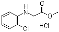 结构式 CAS# 212838-70-5, (R)-邻氯苯甘氨酸甲酯盐酸盐