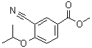 结构式 CAS# 213598-11-9, 3-氰基-4-异丙氧基苯甲酸甲酯
