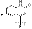 结构式 CAS# 214288-10-5, 6-氟-4-(三氟甲基)-2(1H)-喹唑啉酮