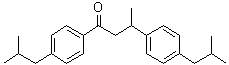 结构式 CAS# 2143535-25-3, 1,3-双(4-异丁基苯基)丁烷-1-酮