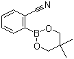 structure of CAS# 214360-47-1, 2-Cyanophenylboronic acid neopentyl ester;2-Cyanophenylboronic acid 2,2-dimethylpropanediol-1,3-cyclic ester