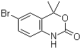structure of CAS# 21440-97-1, Brofoxine;6-Bromo-4,4-dimethyl-1,4-dihydrobenzo[d][1,3]oxazin-2-one