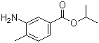 结构式 CAS# 21447-47-2, 3-氨基-4-甲基苯甲酸异丙酯
